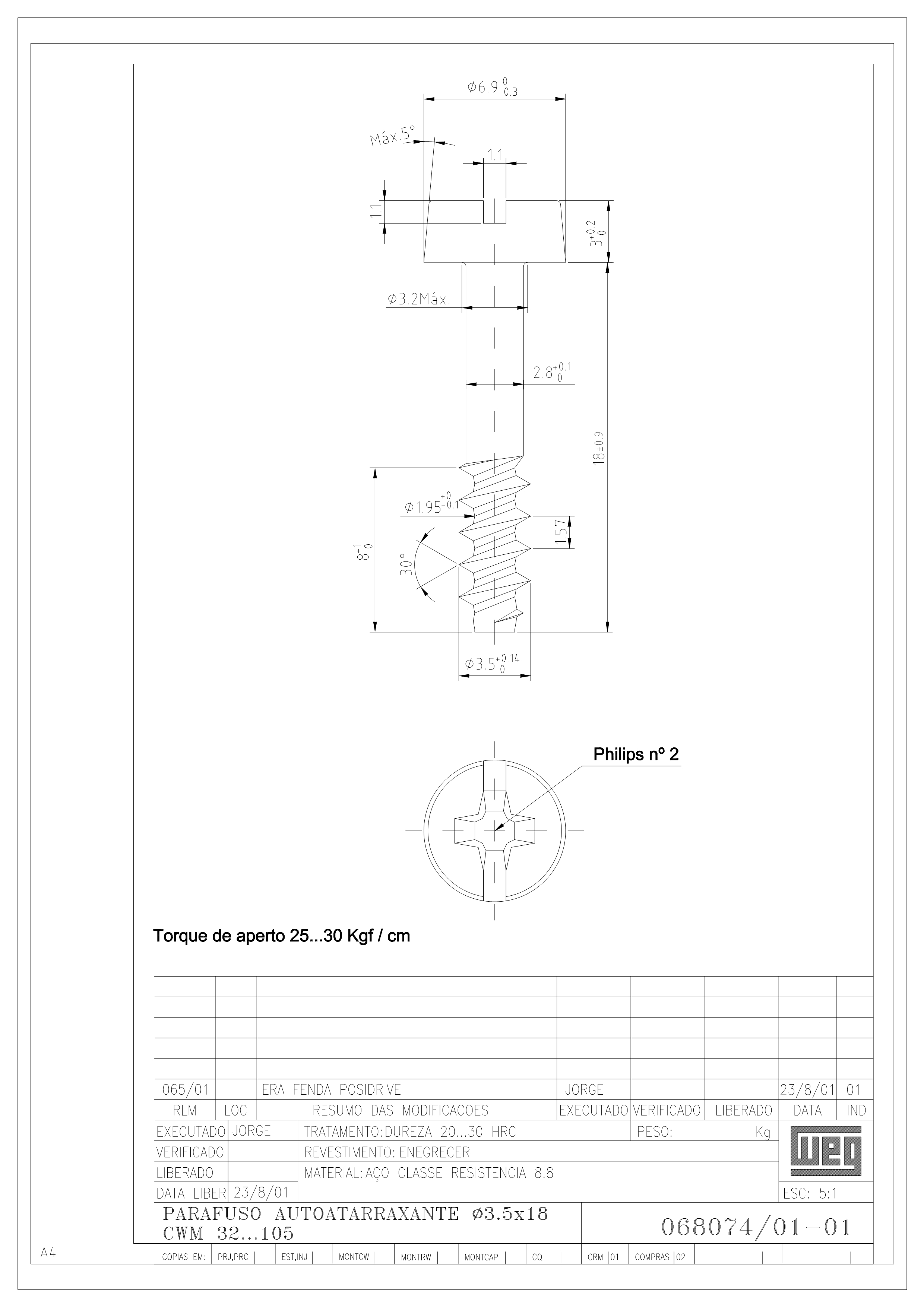 Screw 3,5X18 Bla screw tip end for Self Tapping Chess Slot Combined/slot +Cross Reces For Plastic 3.5 