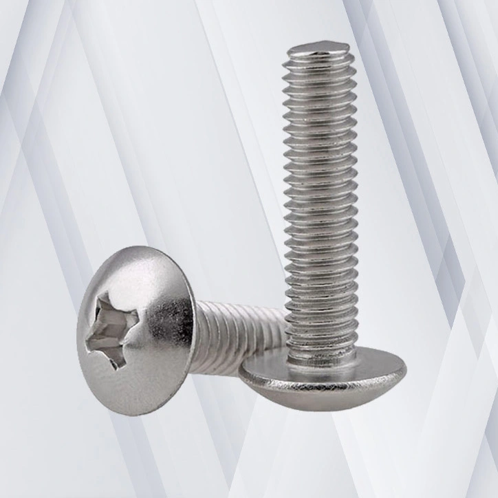 8-32 x 1/2" Truss Head Phillips Machine Screw SUS304 Stainless Steel Inox