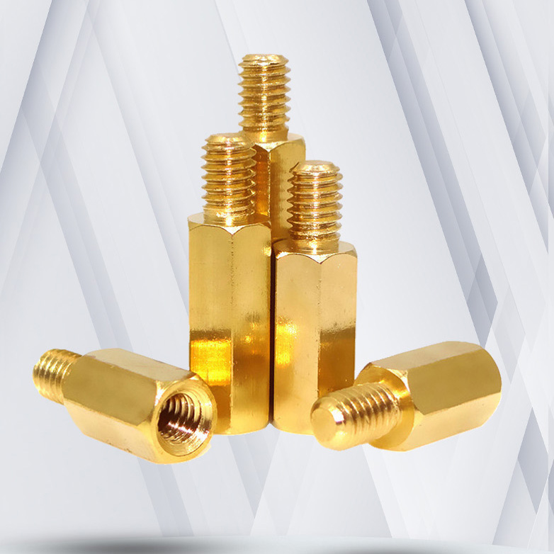 M3.5 x 9mm Brass Hex Spacers Male Female Standoffs Screws