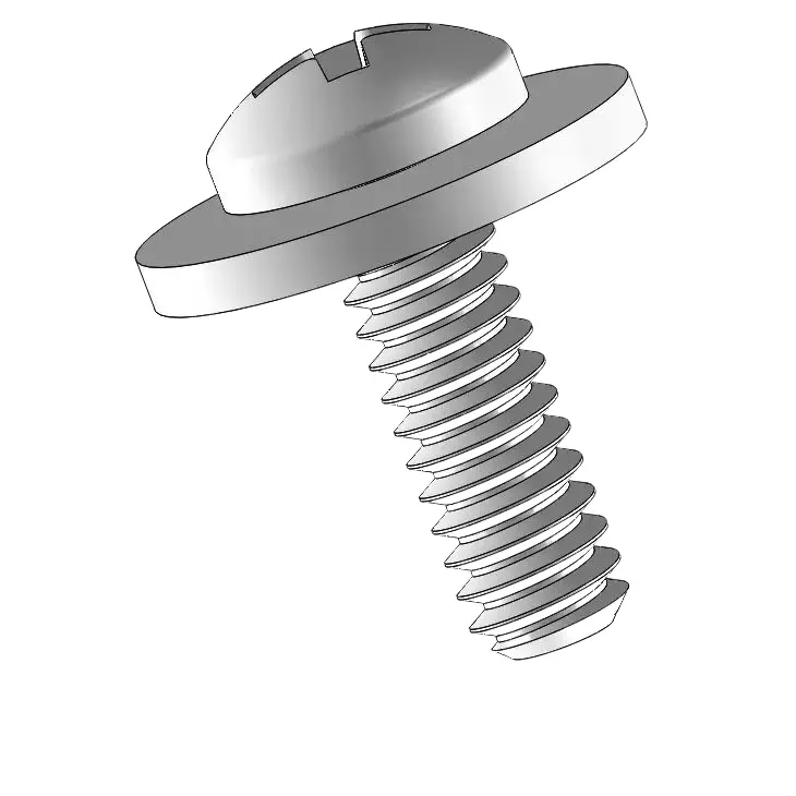 3-48 x 5/16" Pan Head Phillips SEMS Screws with Flat Washer SUS304 Stainless Steel Inox