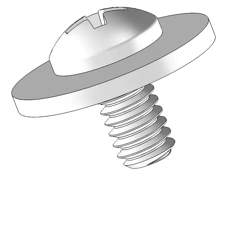 5-40 x 1/4" Pan Head Phillips SEMS Screws with Flat Washer SUS304 Stainless Steel Inox