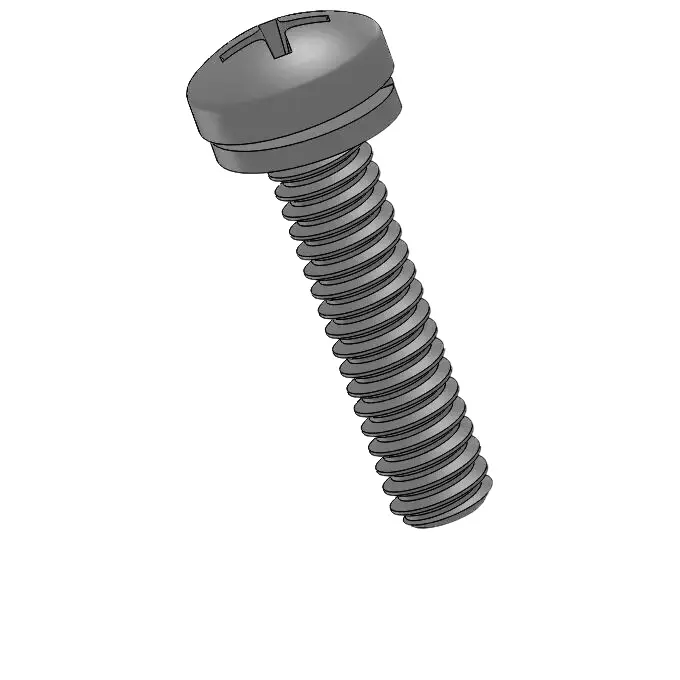 2-56 x 3/8" Pan Head Phillips SEMS Screws with Spring Washer SUS304 Stainless Steel Inox