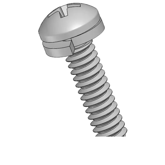 4-40 x 7/16" Pan Head Phillips SEMS Screws with Spring Washer SUS304 Stainless Steel Inox