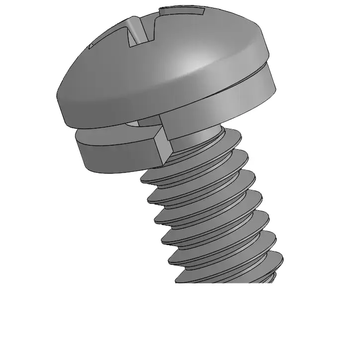 5-40 x 1/4" Pan Head Phillips SEMS Screws with Spring Washer SUS304 Stainless Steel Inox