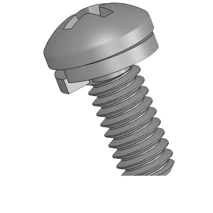 5-40 x 5/16" Pan Head Phillips SEMS Screws with Spring Washer SUS304 Stainless Steel Inox