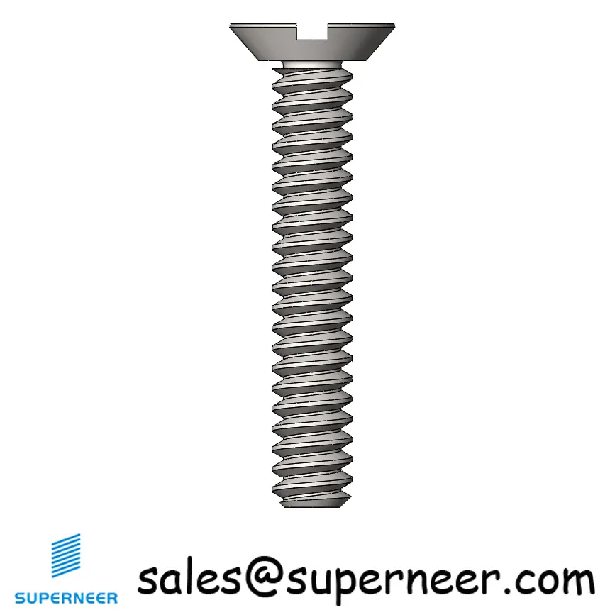 M2 x 12 mm  Flat Head Undercut Slotted Machine Screw SUS304 Stainless Steel Inox