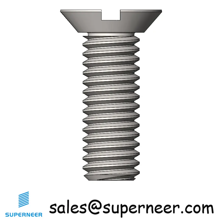 M3 x 9 mm  Flat Head Undercut Slotted Machine Screw SUS304 Stainless Steel Inox