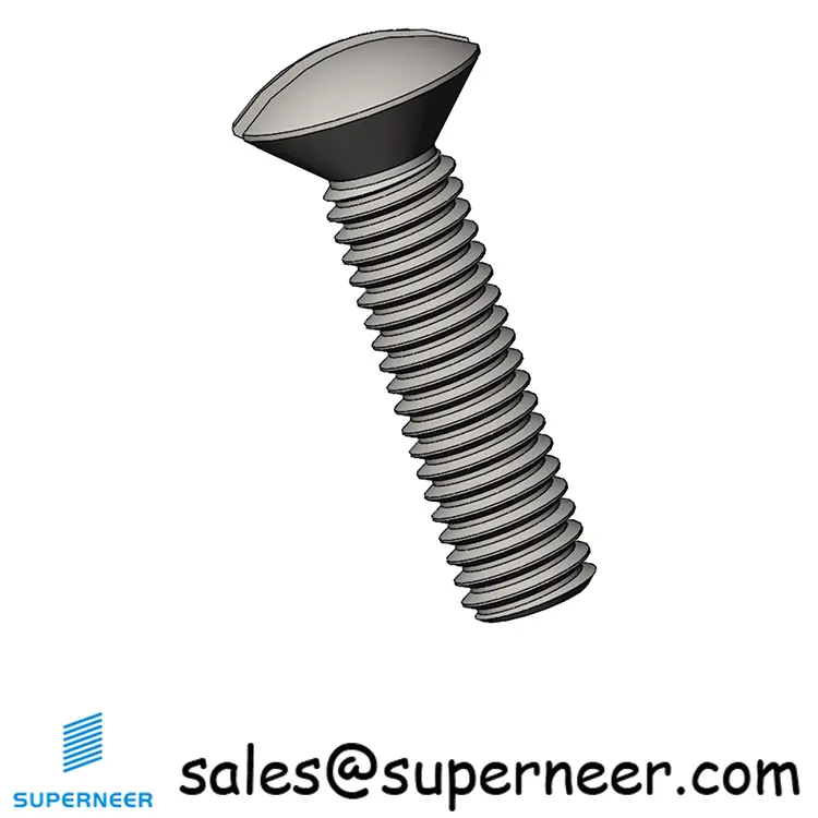 M3 x 12 mm Oval Head Slotted Machine Screw SUS304 Stainless Steel Inox DIN 964