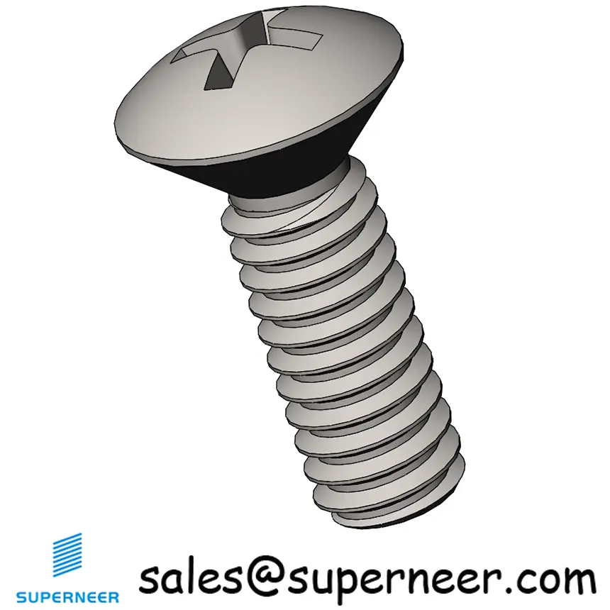 M2 x 6 mm  Oval Head Phillips Machine Screw SUS304 Stainless Steel Inox DIN 966