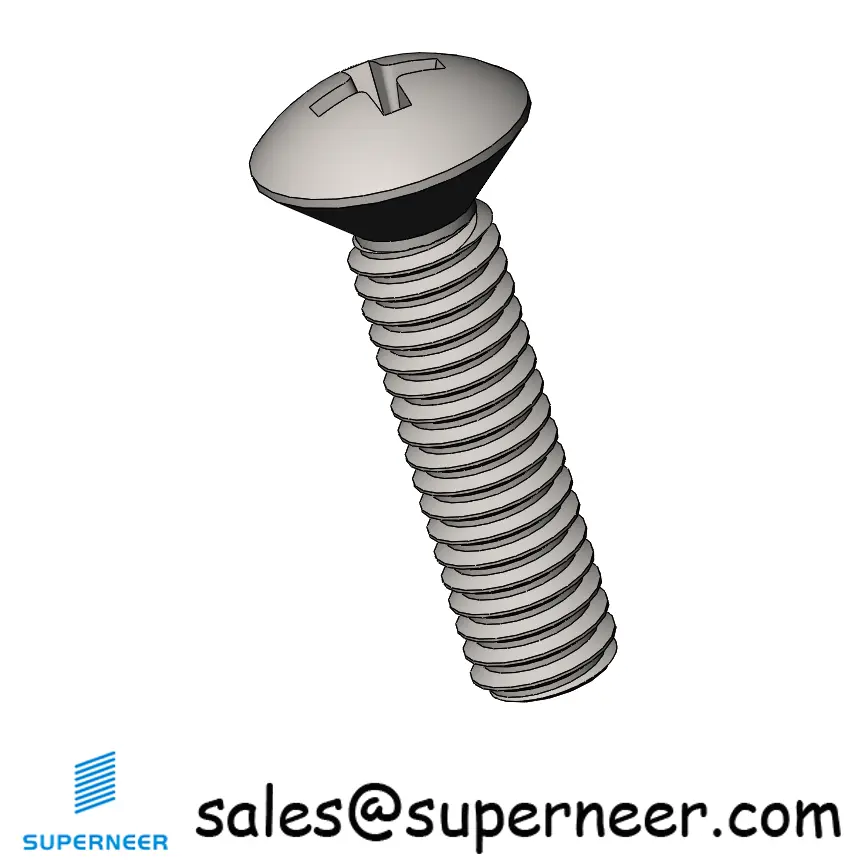 M2.5 x 10 mm  Oval Head Phillips Machine Screw SUS304 Stainless Steel Inox DIN 966