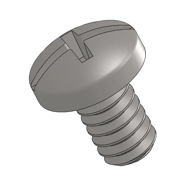 10-32 x 5/16" Pan Head Phillips and Slotted Combination Machine Screw SUS304 Stainless Steel Inox