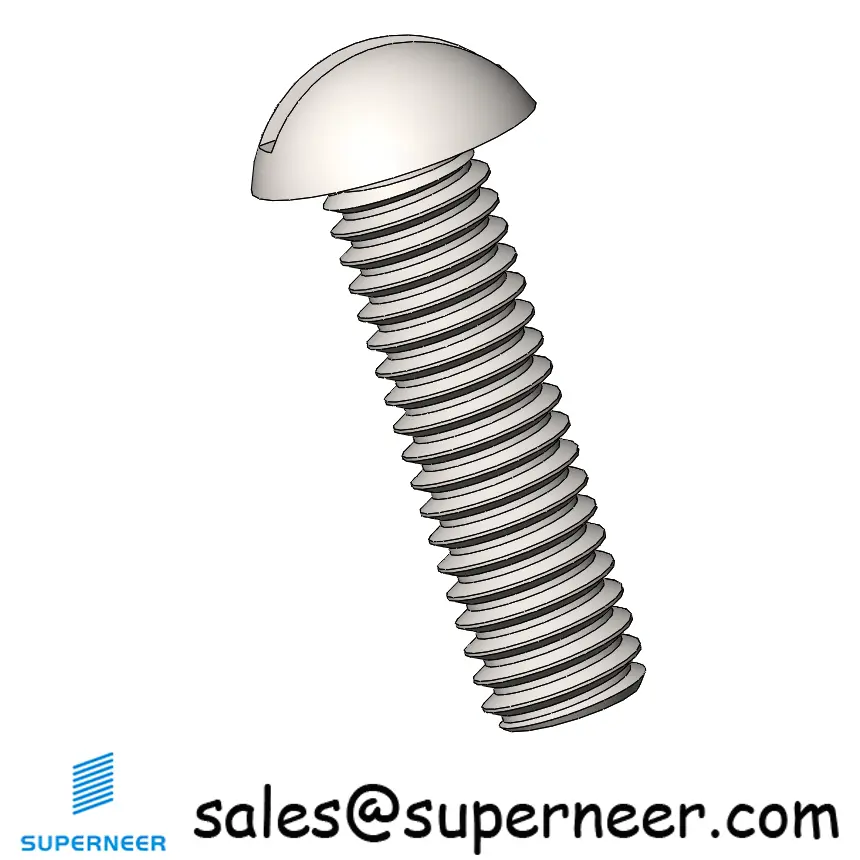 M4  x 14mm  Round Head Slotted  Machine Screw SUS304 Stainless Steel Inox