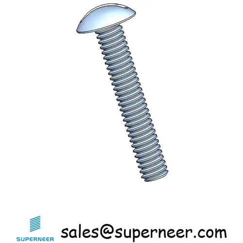 M2 x 12 mm Truss Head Slotted Machine Screw Steel Blue Zinc Plated JIS B 1111