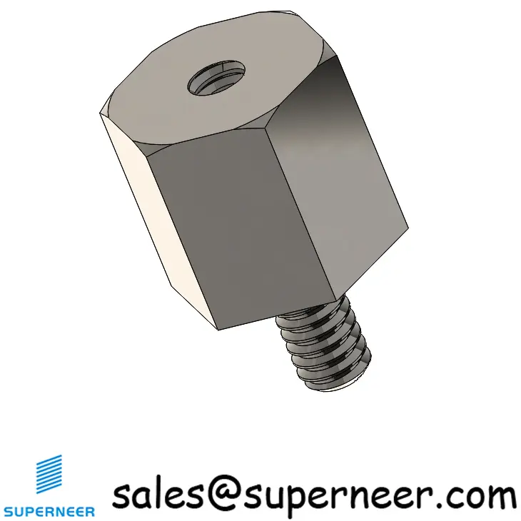 2-56 x 1/4" Hex Standoff Spacer SUS303 Stainless Steel Inox Hex Male Female Screw Supply