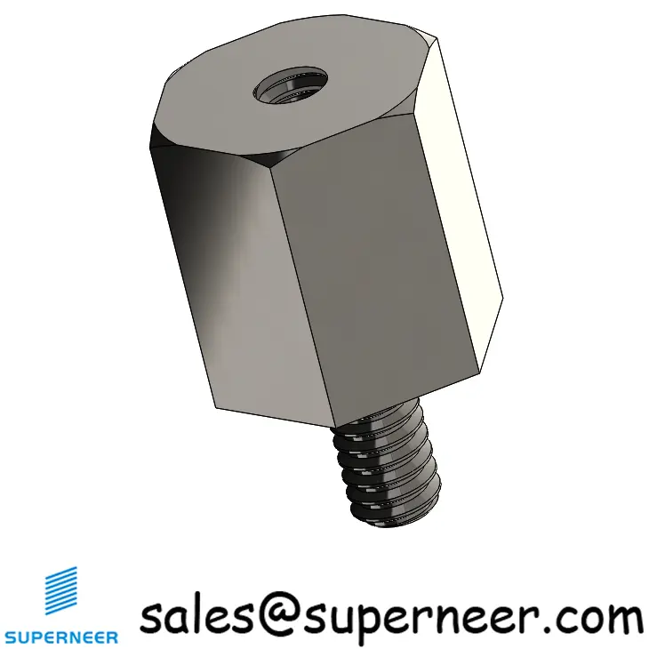 2-56 x 9/32" Hex Standoff Spacer SUS303 Stainless Steel Inox Hex Male Female Screw Supply