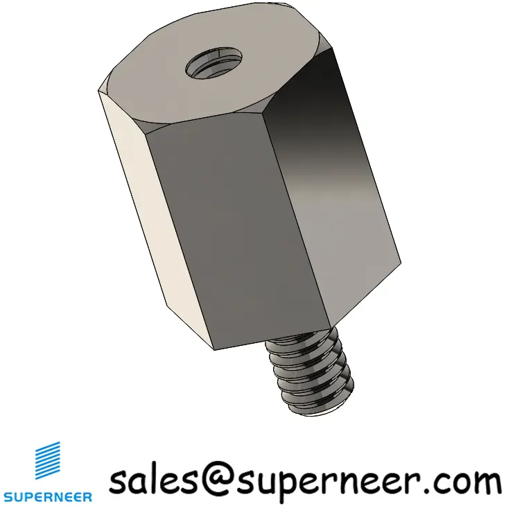 2-56 x 5/16" Hex Standoff Spacer SUS303 Stainless Steel Inox Hex Male Female Screw Supply