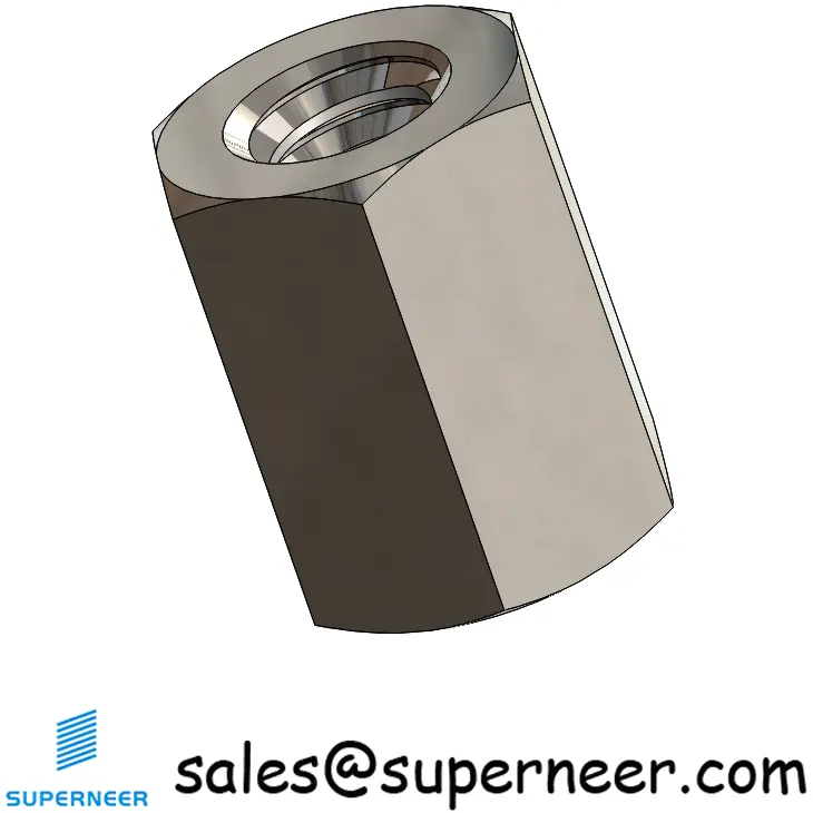 4-40 x 1/4" Hex Female Female Standoff Spacer SUS303 Stainless Steel Inox 