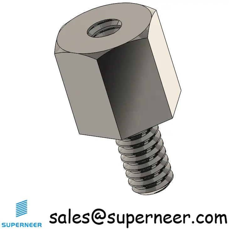 2-56 x 3/16" Standoff Screw SUS303 Stainless Steel Inox Hex Male Female Spacers 