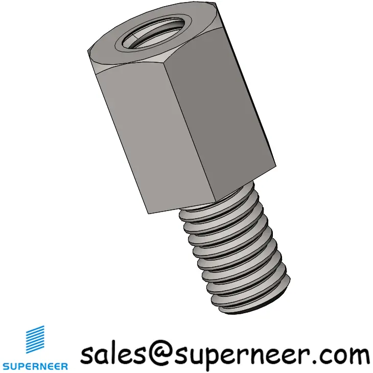 M3 x 6mm Hex Standoffs Male Female Spacers SUS303 Stainless Steel Inox 