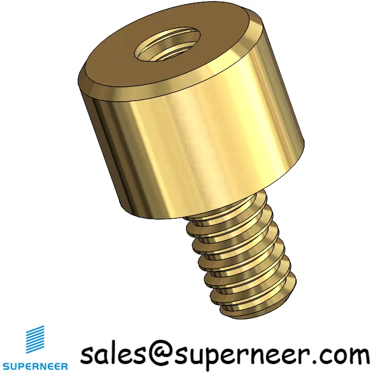 4-40 x 3/16" Round Male Female Brass Standoffs & Spacers