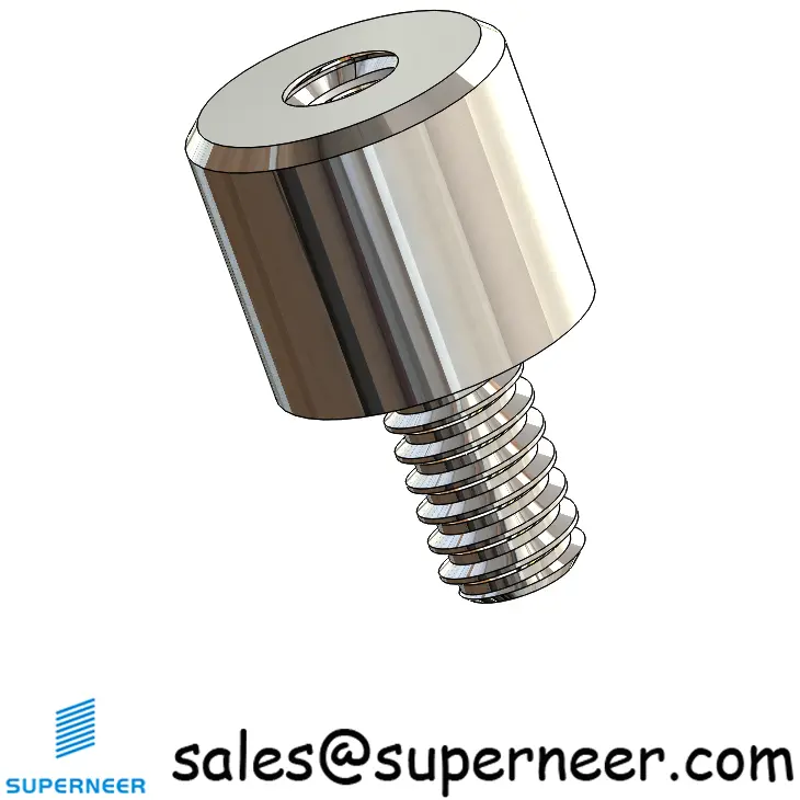 4-40 x 7/32" Round Male Female SUS303 Stainless Steel Inox Standoffs & Spacers