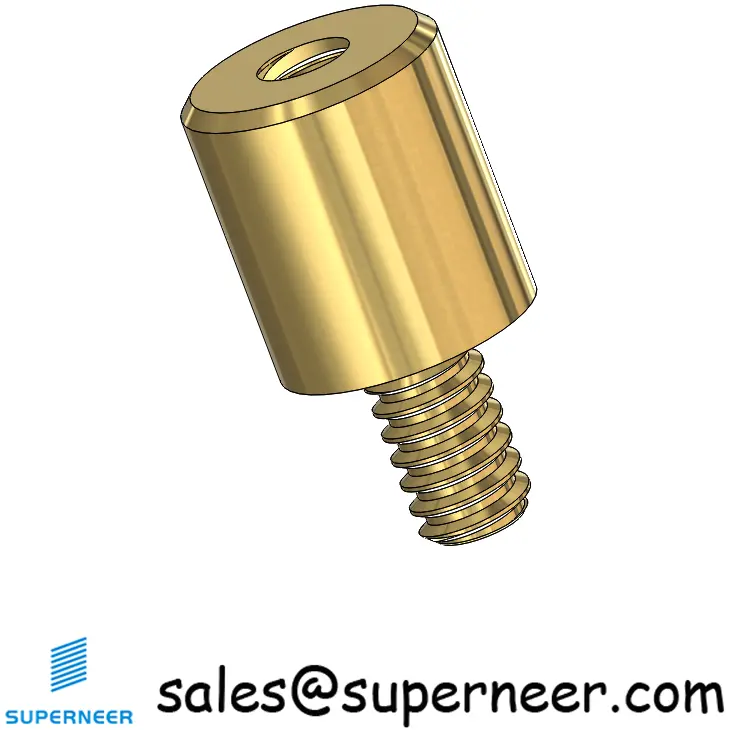 4-40 x 9/32" Round Male Female Brass Standoffs & Spacers