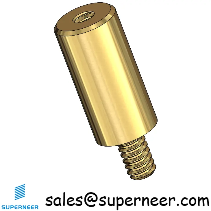 4-40 x 1/2" Round Male Female Brass Standoffs & Spacers