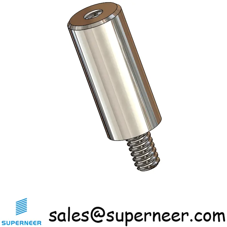 4-40 x 9/16" Round Male Female SUS303 Stainless Steel Inox Standoffs & Spacers