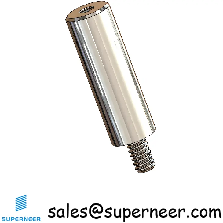 4-40 x 3/4" Round Male Female SUS303 Stainless Steel Inox Standoffs & Spacers