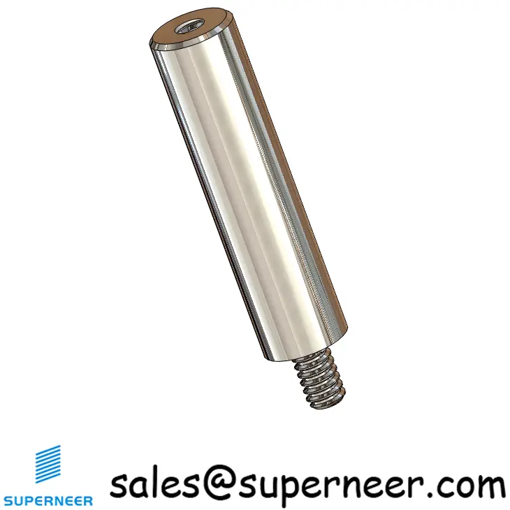 4-40 x 1" Round Male Female SUS303 Stainless Steel Inox Standoffs & Spacers