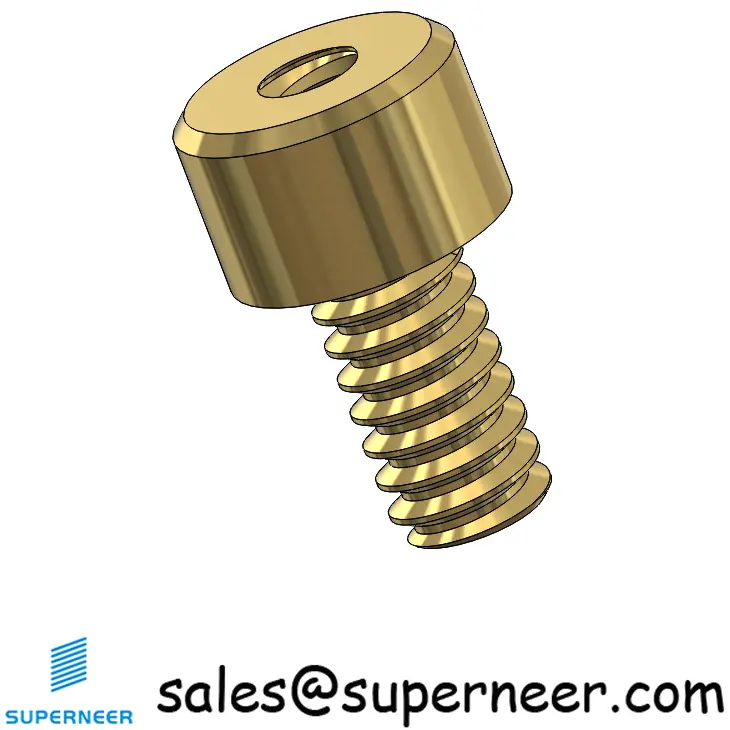 6-32 x 5/32" Brass Round Standoff Male Female Threaded Spacer