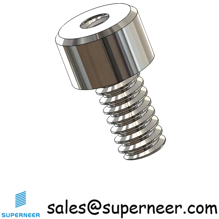 6-32 x 5/32" SUS303 Stainless Steel Inox Round Standoff Male Female Threaded Spacer