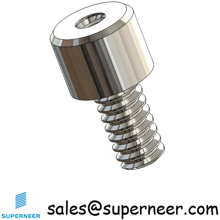 6-32 x 3/16" SUS303 Stainless Steel Inox Round Standoff Male Female Threaded Spacer