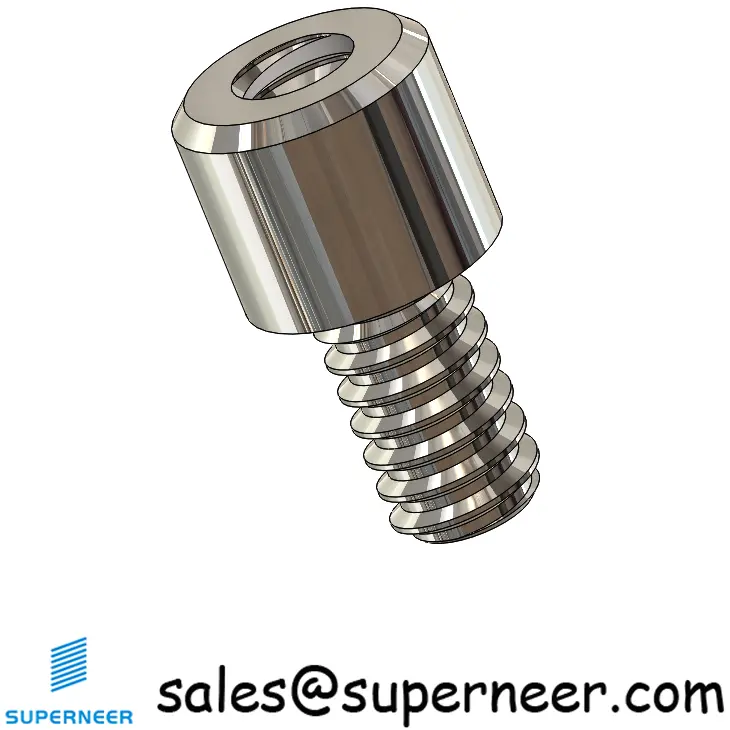 4-40 x 5/32" Round Threaded Standoff Spacer SUS303 Stainless Steel Inox Male Female Standoffs