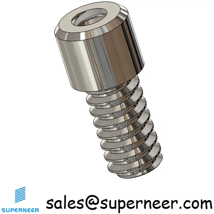 6-32 x 5/32" Standoff Spacers Round SUS303 Stainless Steel Inox Male Female Threaded Screw