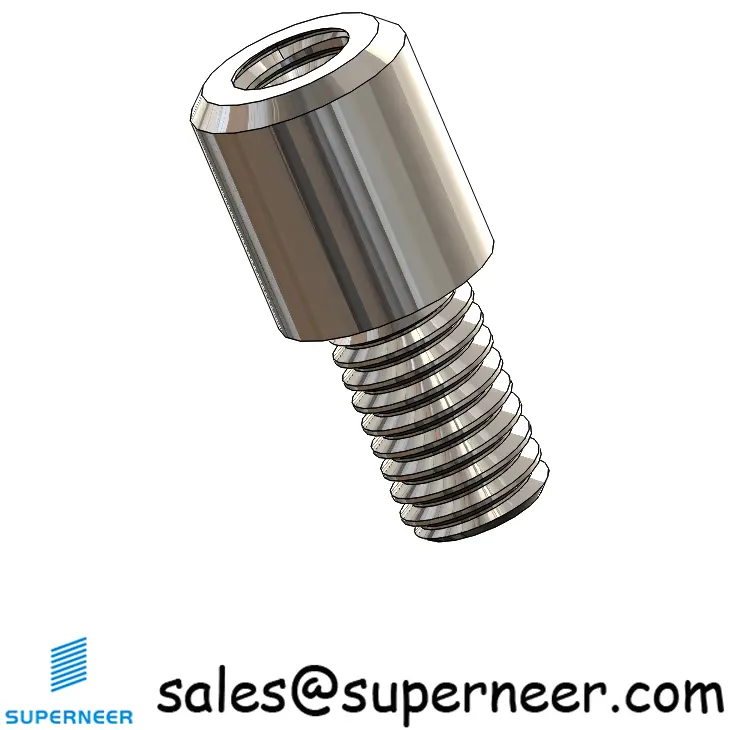 M3 x 5mm Round Spacers SUS303 Stainless Steel Inox Male Female Standoffs Screws