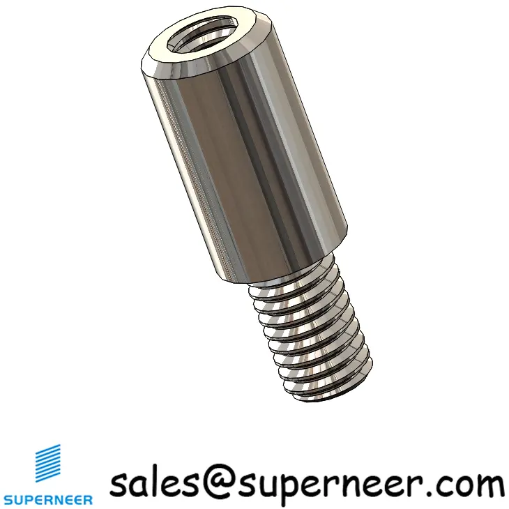 M3 x 8mm Round Spacers SUS303 Stainless Steel Inox Male Female Standoffs Screws