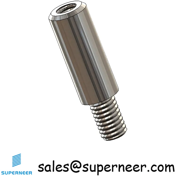 M3 x 11mm Round Spacers SUS303 Stainless Steel Inox Male Female Standoffs Screws