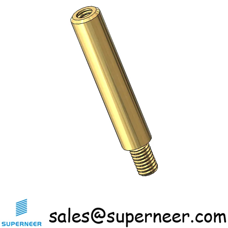 M3 x 22mm Round Spacers Brass Male Female Standoffs Screws