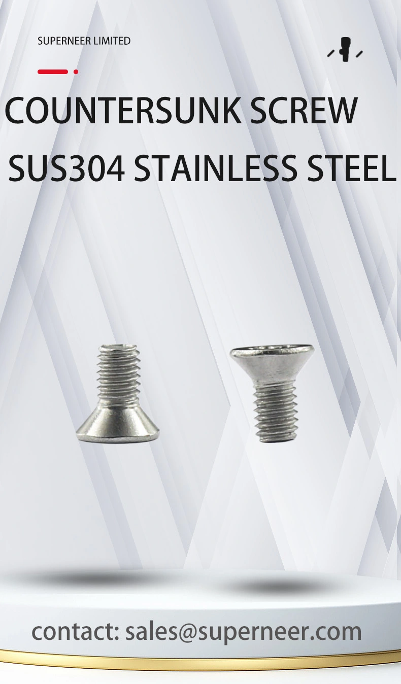 #2-56 x 5/32" Flat Head 82&deg; Torx Machine Screw SUS304 Stainless Steel