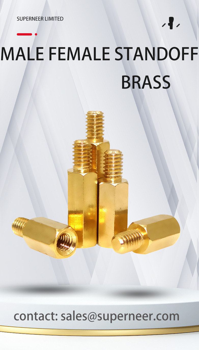 M3.5 x 18mm Brass Spacers Hex Male Female Standoffs