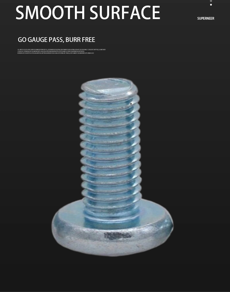 3-48 x 3/8" Pan Head Phillips Machine Screw Steel Blue Zinc Plated ANSI/ASME B18.6.3