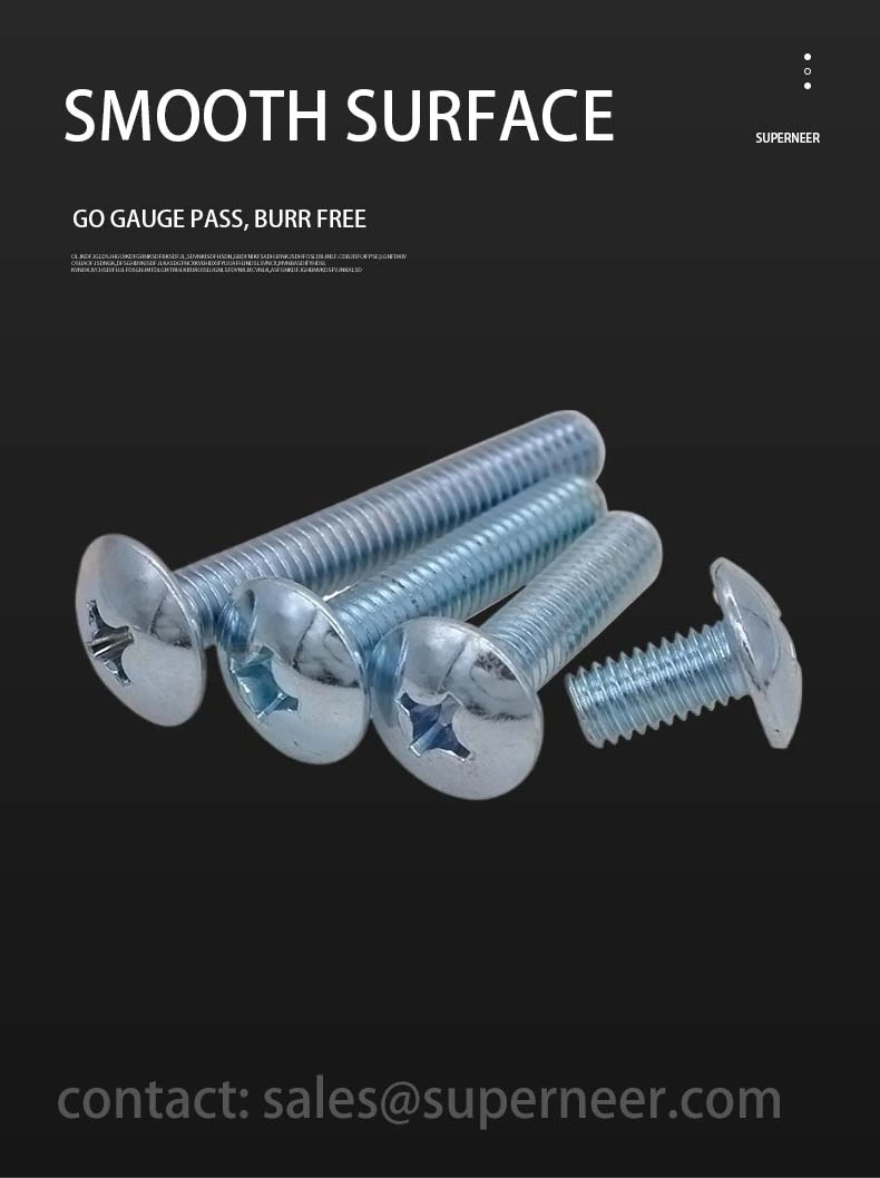 M6 x 14 mm Truss Head Phillips Machine Screw Steel Blue Zinc Plated JIS B 1111