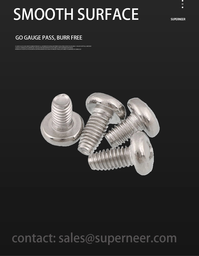 2-56 &times; 1/2 Pan Head Phillips Thread Forming  Screws for Metal  SUS304 Stainless Steel Inox