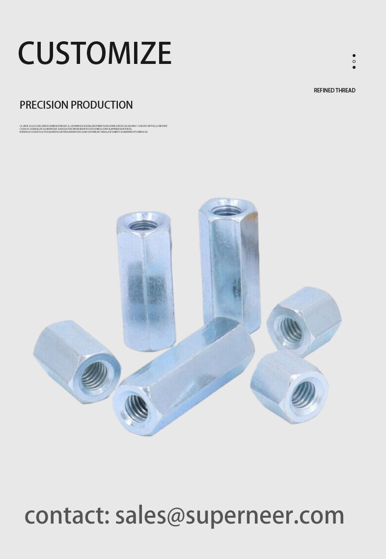 2-56 x 3/16" Hex Female Spacers Steel Blue Zinc Plated Stand Off 