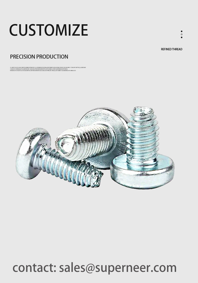 M4 &times; 6mm Pan Head Phillips Thread Forming Screws for Metal Steel Blue Zinc Plated