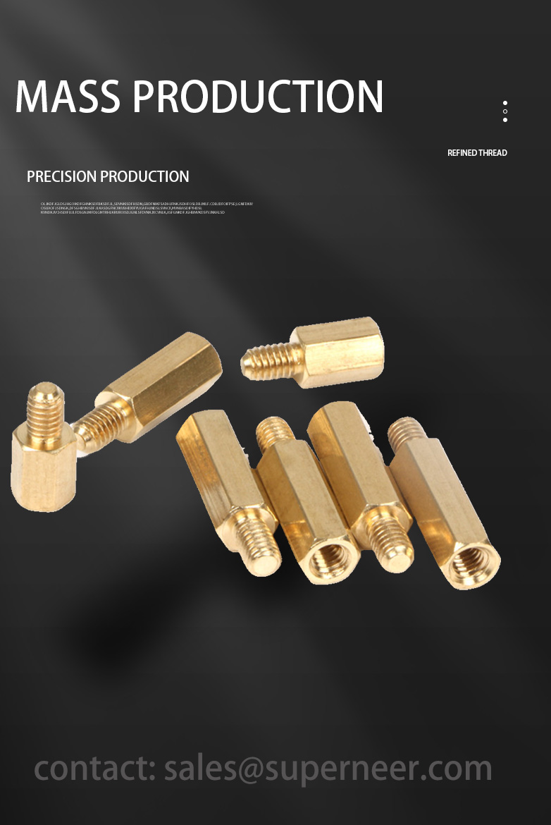 M3.5 x 18mm Brass Spacers Hex Male Female Standoffs