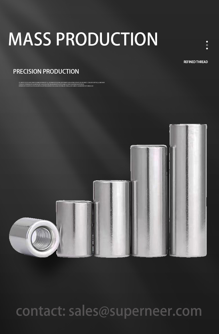 2-56 x 19/32" Round Female Female Spacers SUS303 Stainless Steel Inox Stand Off 