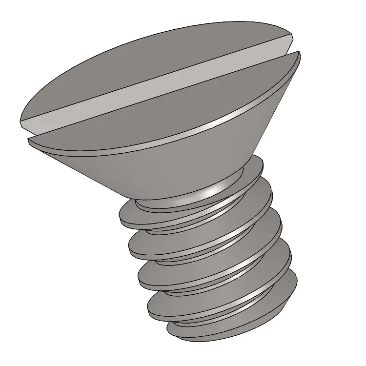 Sus304 Stainless Steel Slot Head Screw
