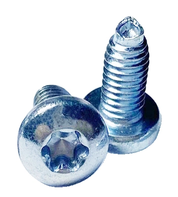 Blue Zinc Plated Steel Trilobular Thread Rolling Screws for Sheet Metal - Pan Torx Head